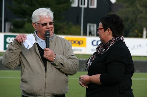 Nils Arne Eggen og Karin Larsen Bjørkli. Foto: Marit Mjøen