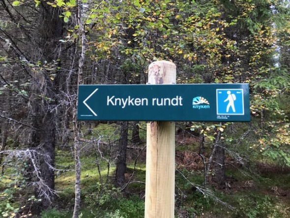 Knyken skilt