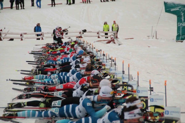 Skiskyting illustrasjon 02