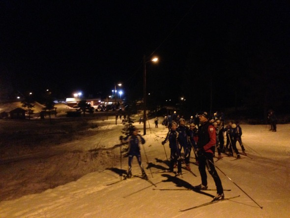 Skitrening illustrasjon
