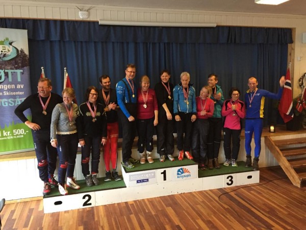 Seierspall stafett Nordisk 2015