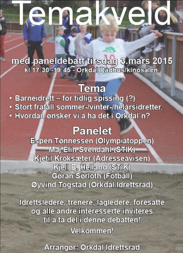 Seminar barneidrett 030315