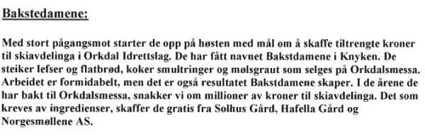 Bakstedamene OIL 2022
