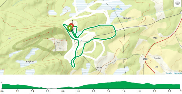Knyken 25 km loype 2023